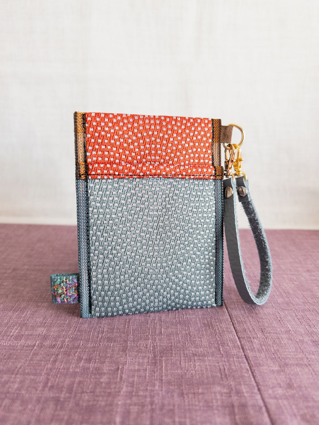 Pass Case - Red / Blue & Dots