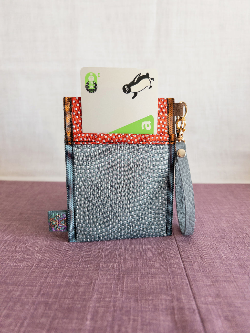 Pass Case - Red / Blue & Dots