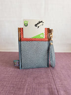 Pass Case - Red / Blue & Dots