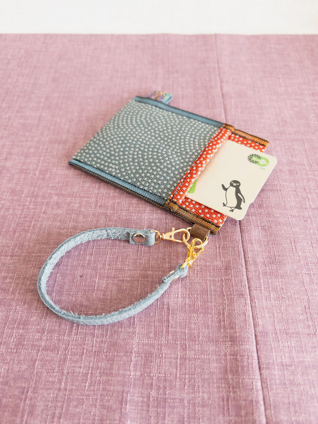 Pass Case - Red / Blue & Dots