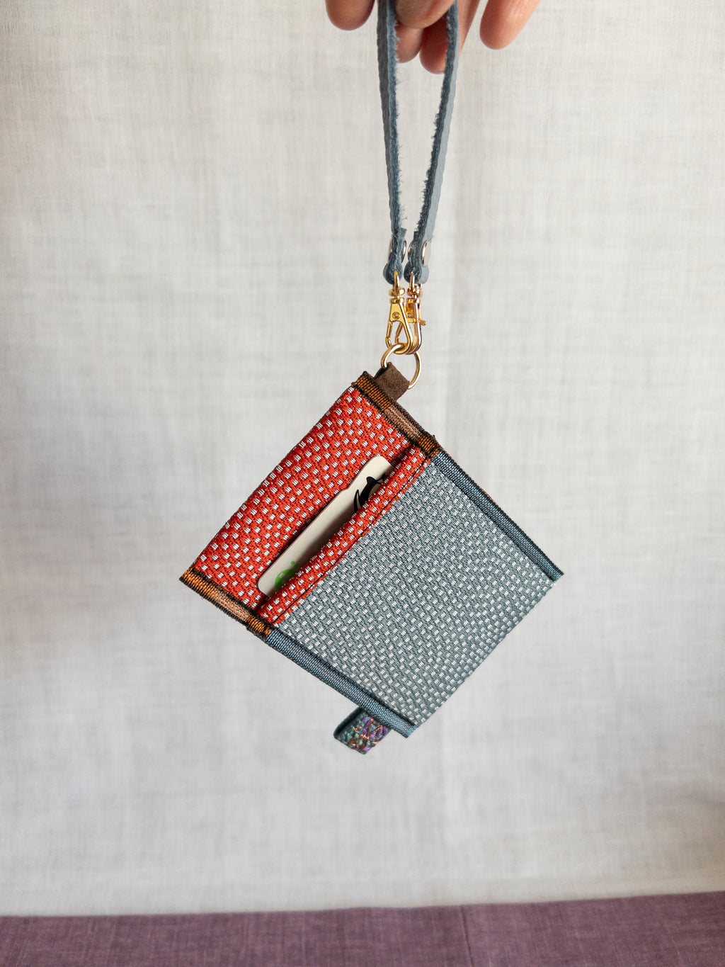 Pass Case - Red / Blue & Dots