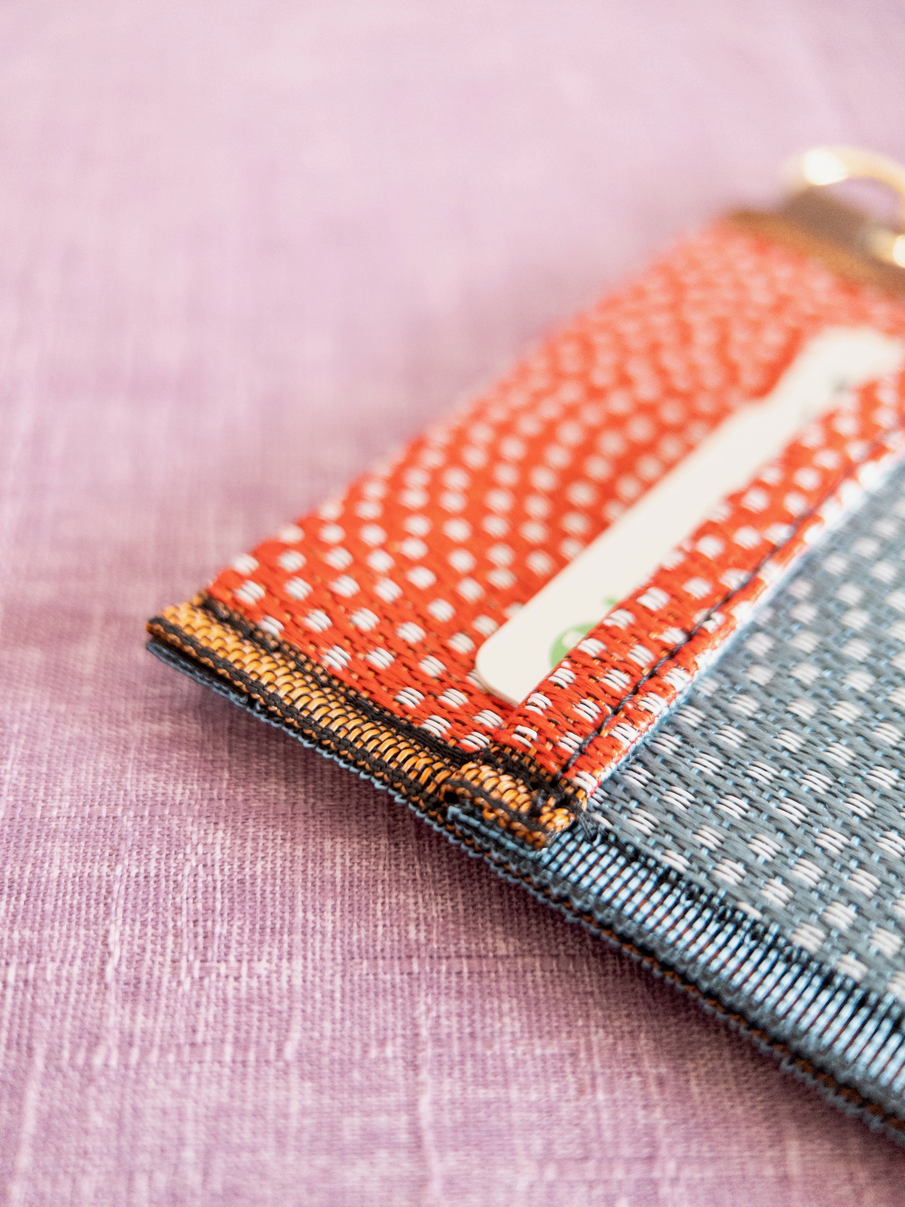 Pass Case - Red / Blue & Dots