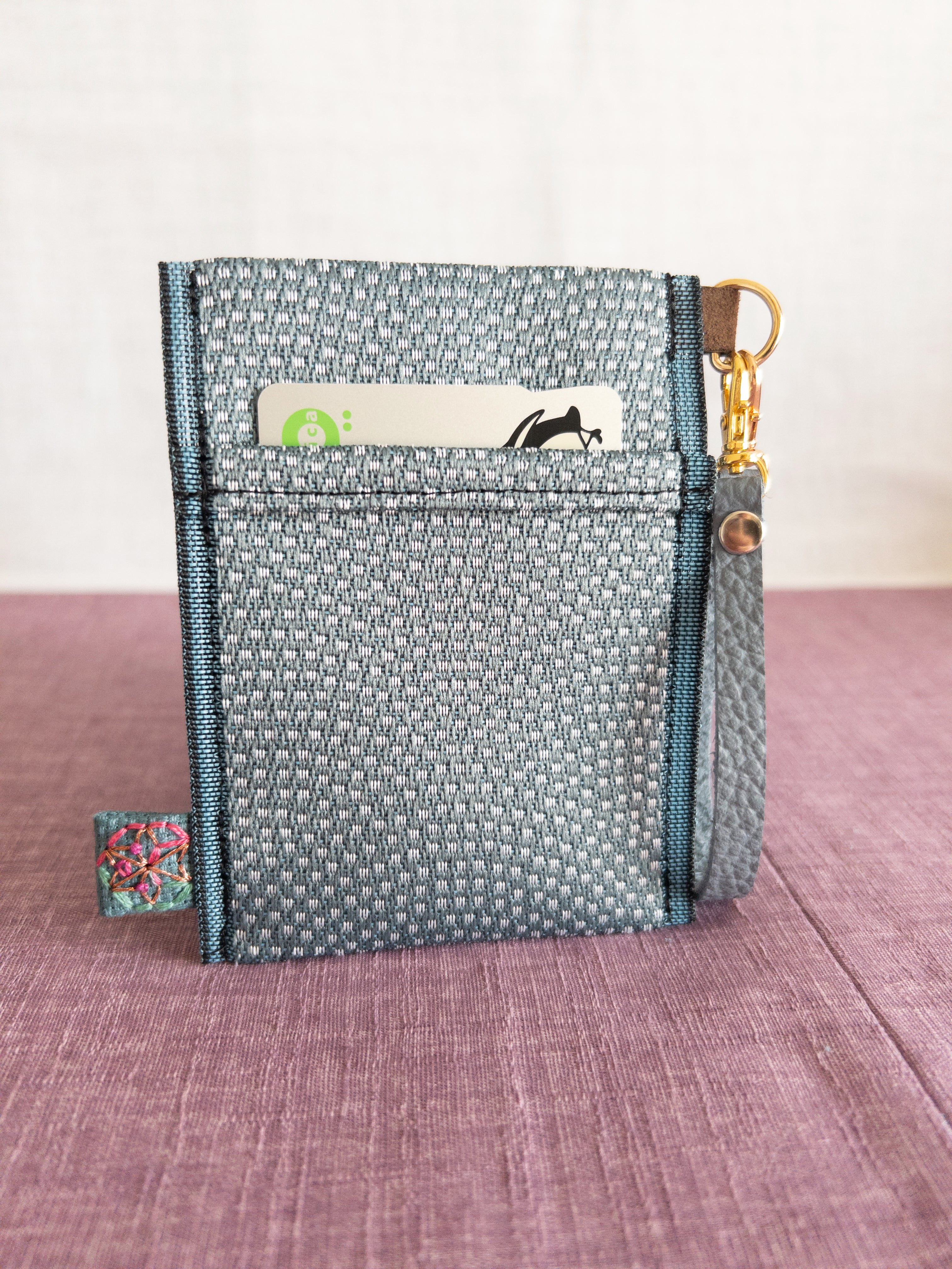 Pass Case - Blue & Dots