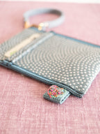 Pass Case - Blue & Dots