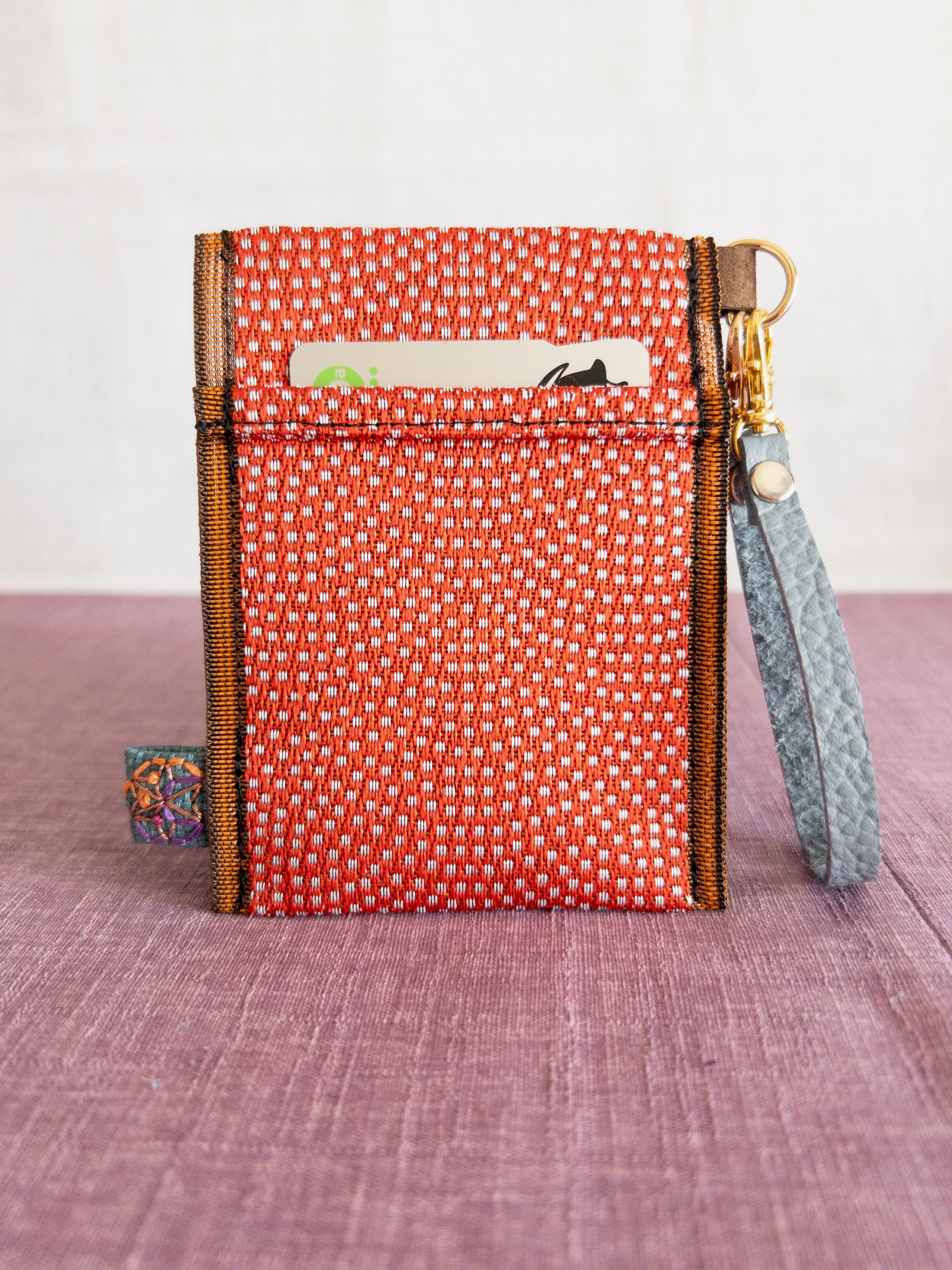 Pass Case - Red & Dots
