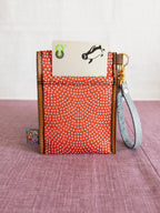 Pass Case - Red & Dots