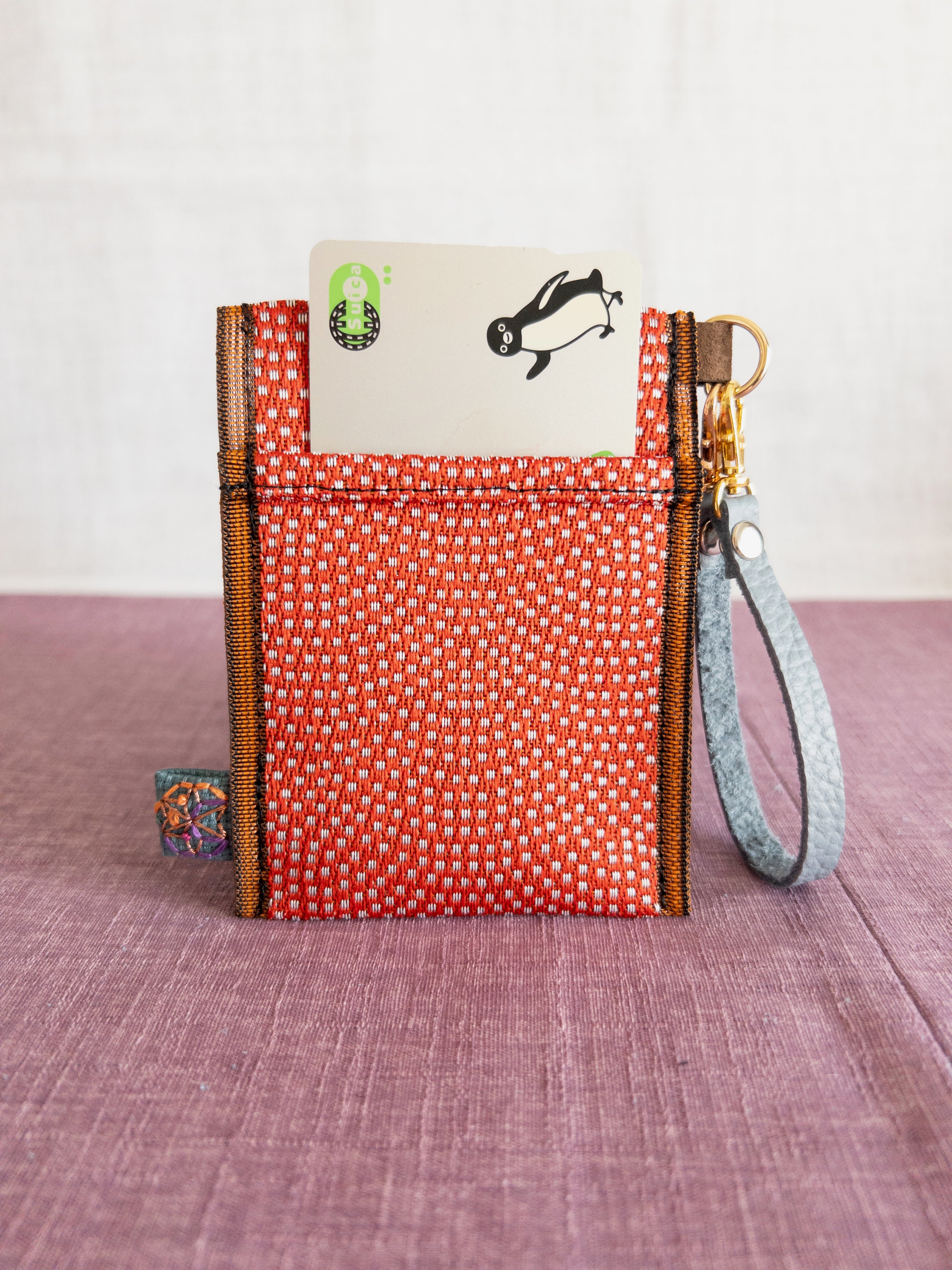 Pass Case - Red & Dots