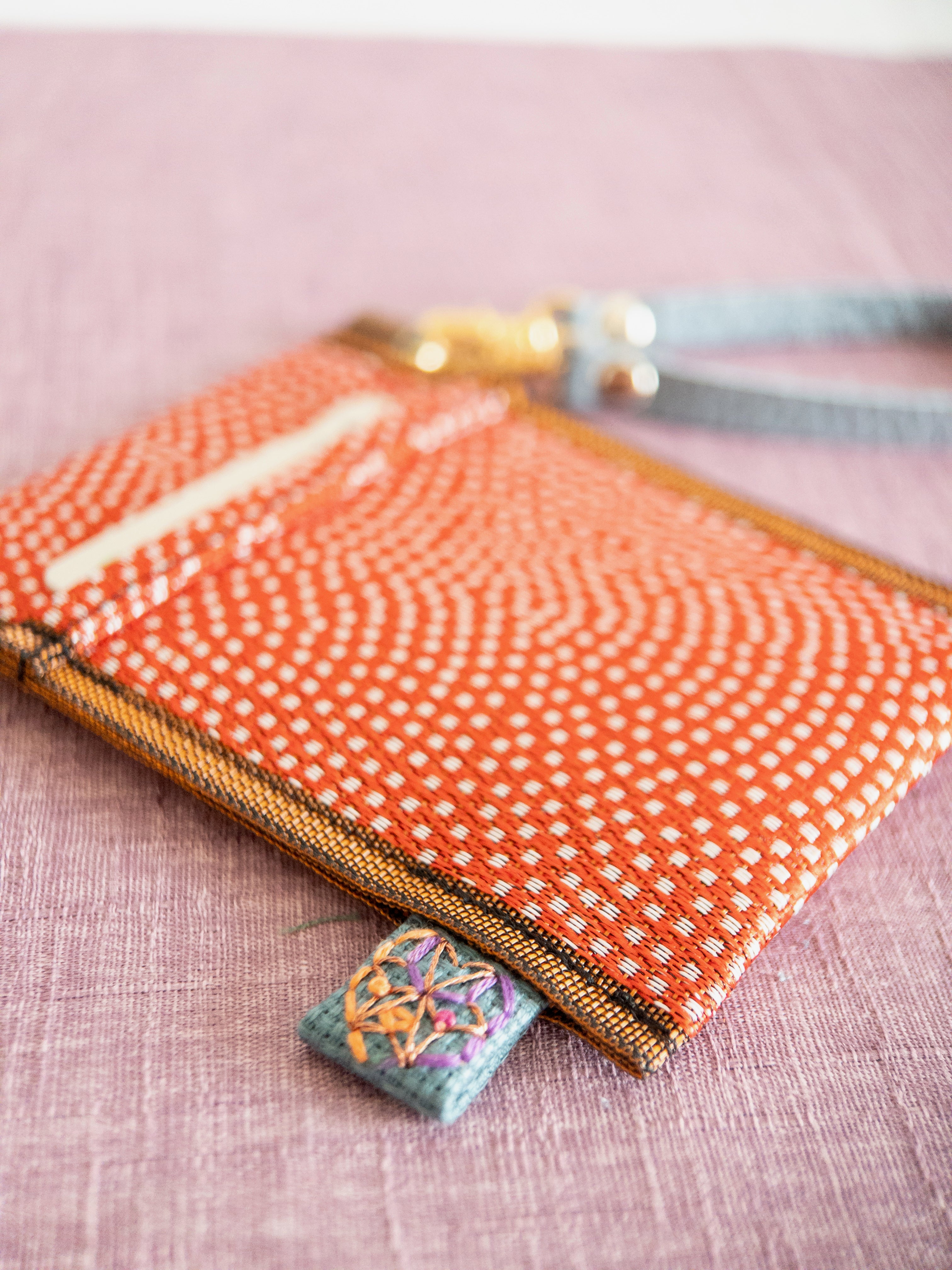 Pass Case - Red & Dots