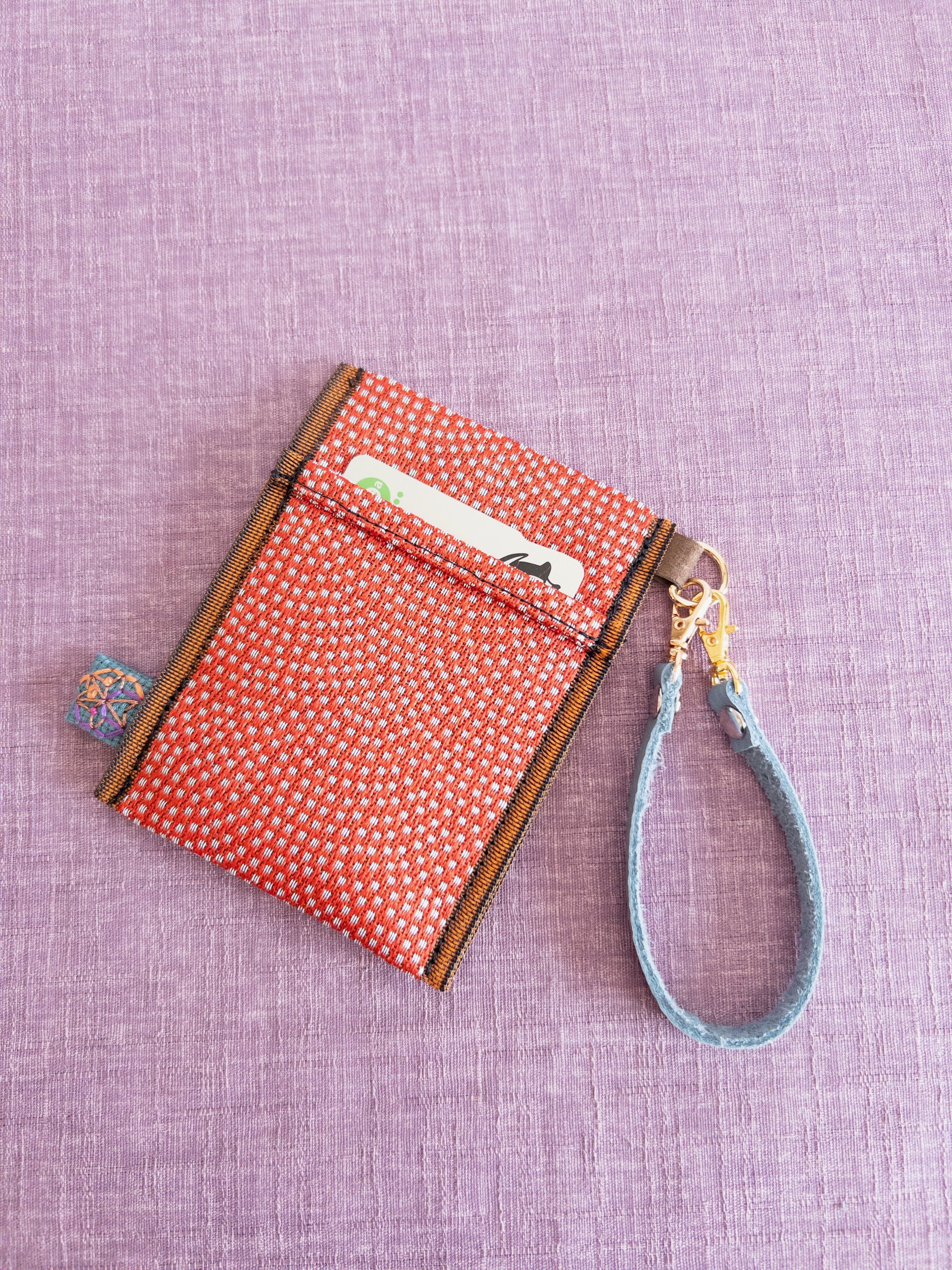 Pass Case - Red & Dots