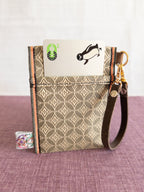 Pass Case - Green Diamonds