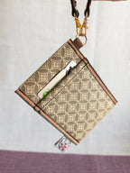 Pass Case - Green Diamonds