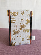 Spring clasp Pouch - Year of the Horse (White)