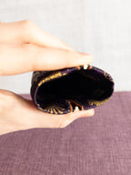 Spring clasp Pouch - Year of the Horse (Purple)