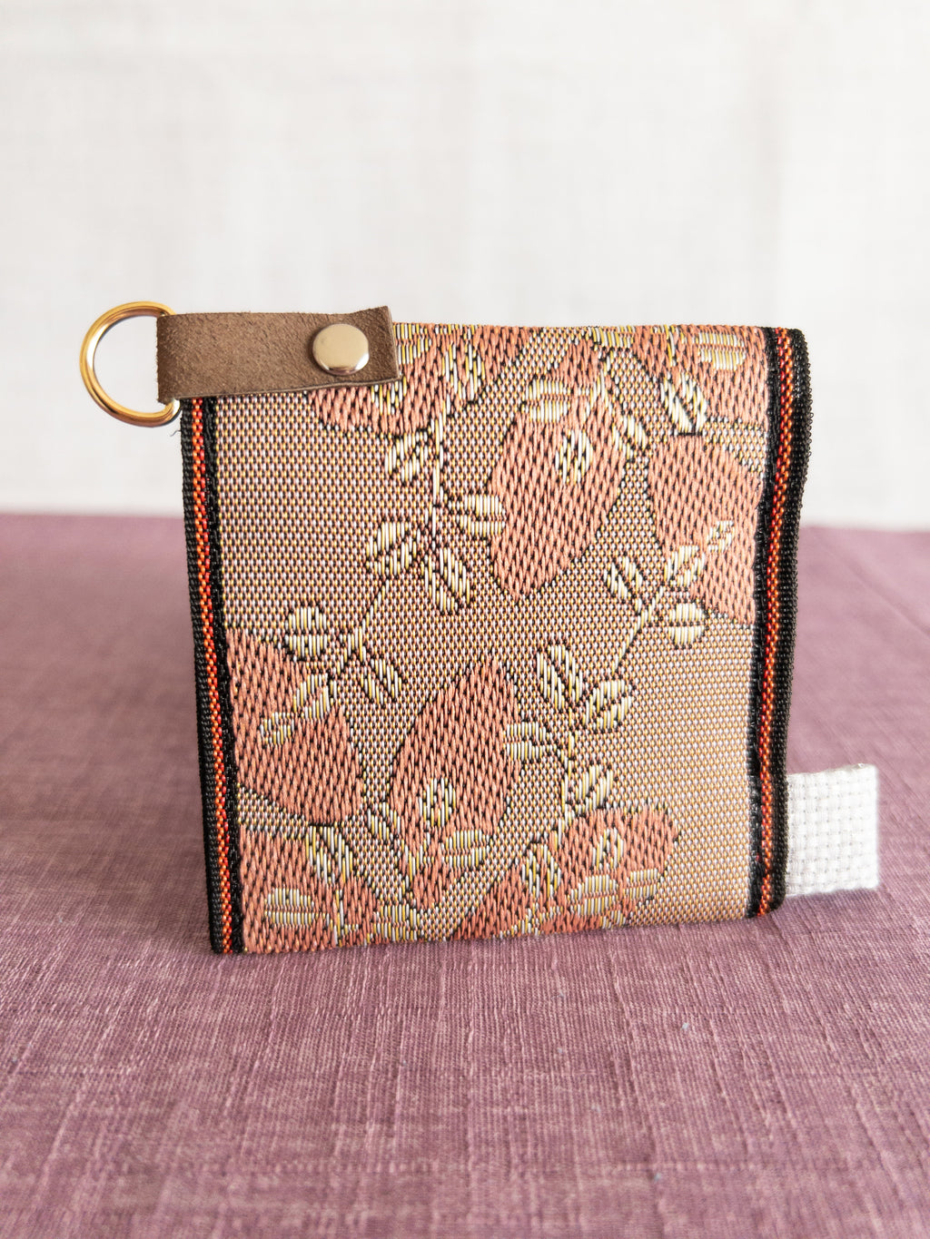 Flap Pouch - Pink Flowers