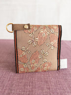 Flap Pouch - Pink Flowers