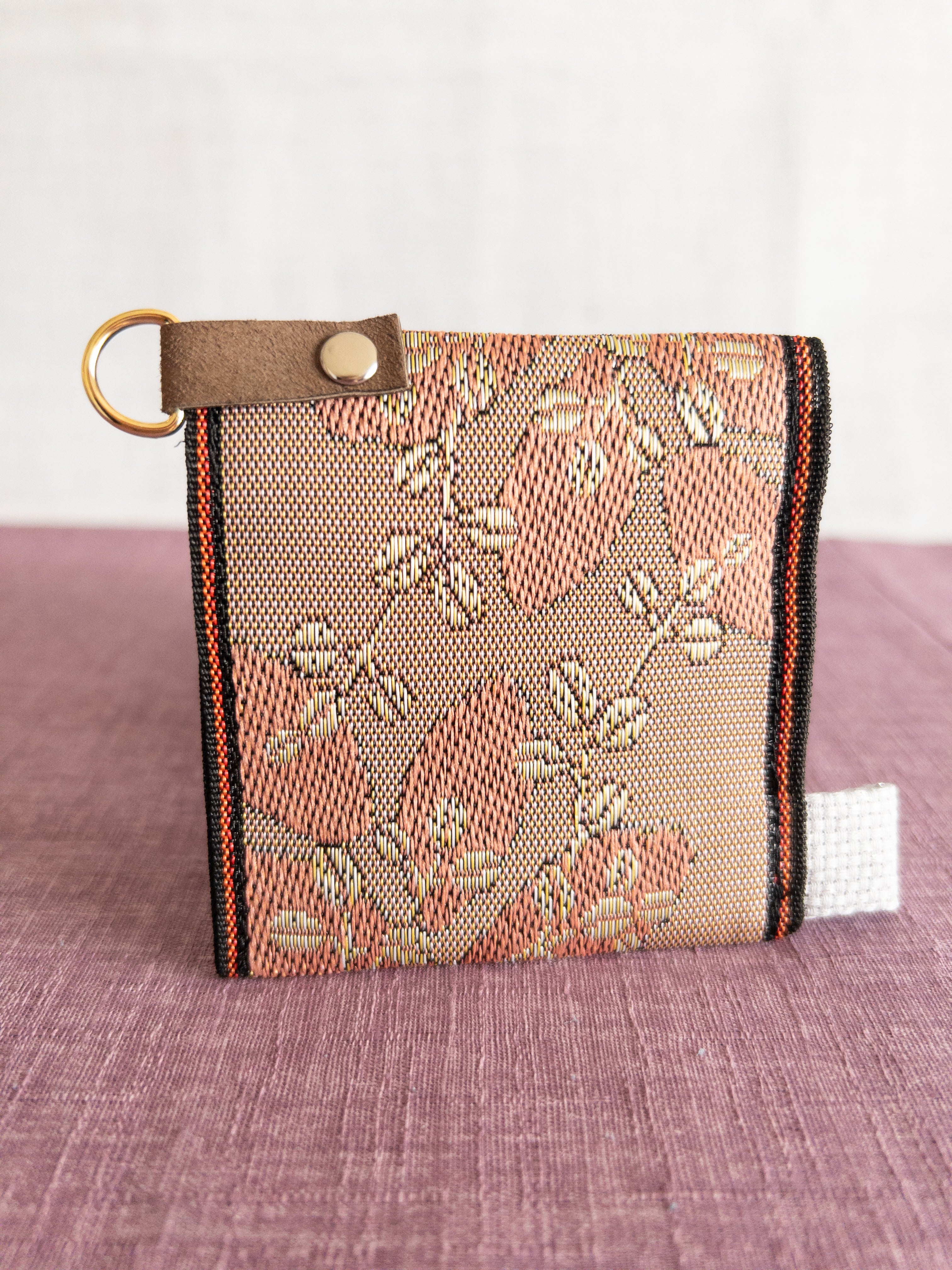 Flap Pouch - Pink Flowers