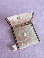 Flap Pouch - Pink Flowers