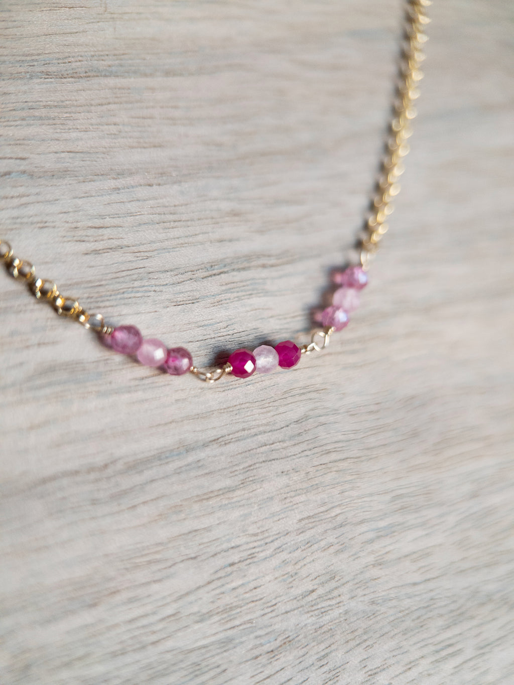 Beaded Necklace - Pink Paradise