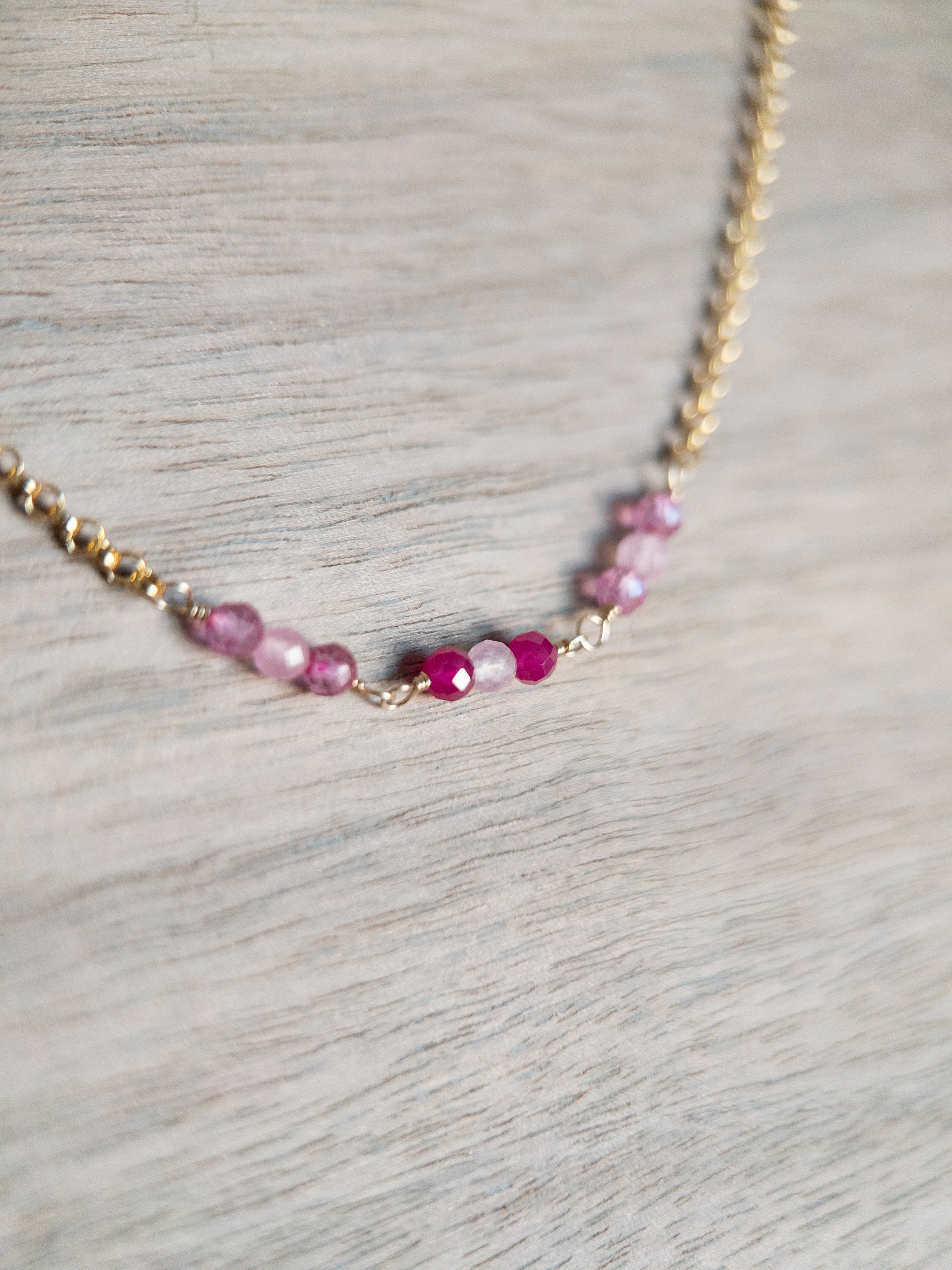 Beaded Necklace - Pink Paradise