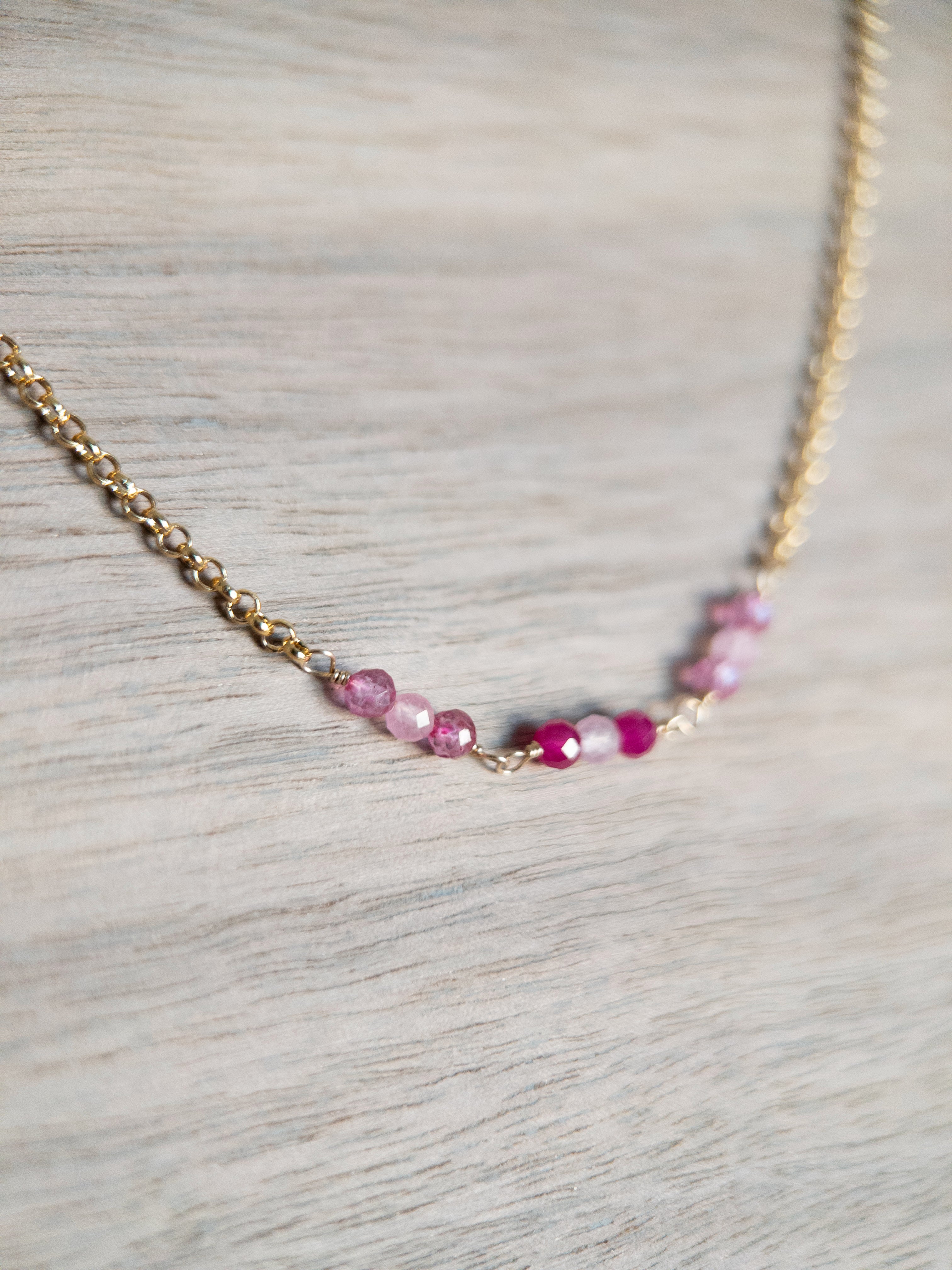 Beaded Necklace - Pink Paradise