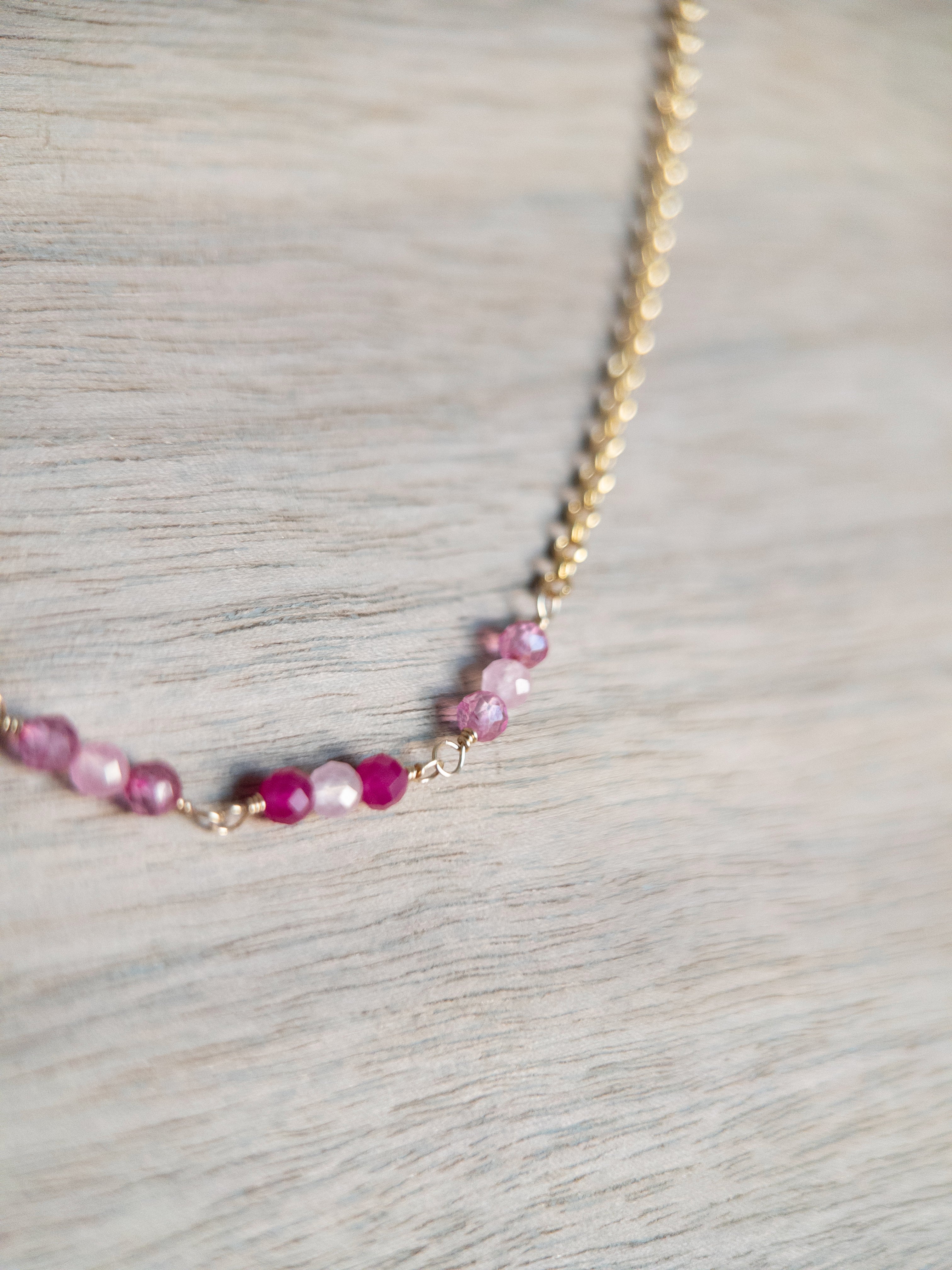 Beaded Necklace - Pink Paradise