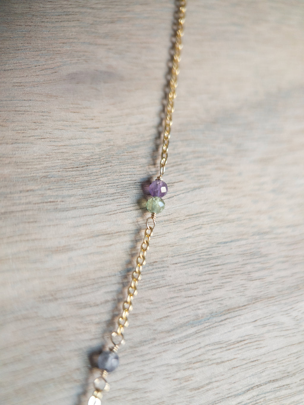 Beaded Necklace - Amethyst