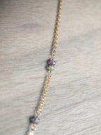 Beaded Necklace - Amethyst