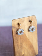 Drop Earrings - 1 Flower