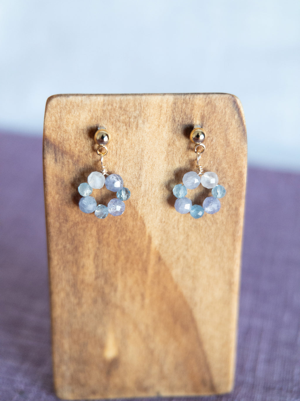 Drop Earrings - 1 Flower