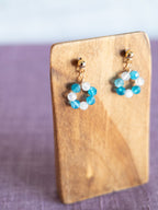 Drop Earrings - 1 Flower
