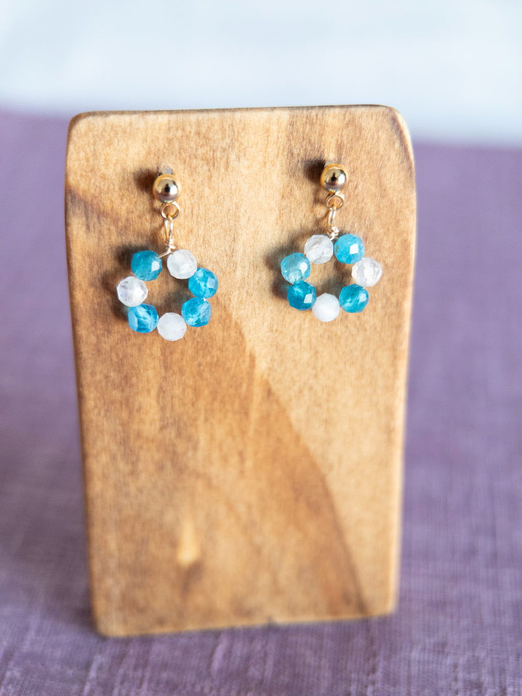Drop Earrings - 1 Flower