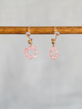 Clip-on Earrings - 1 Flower