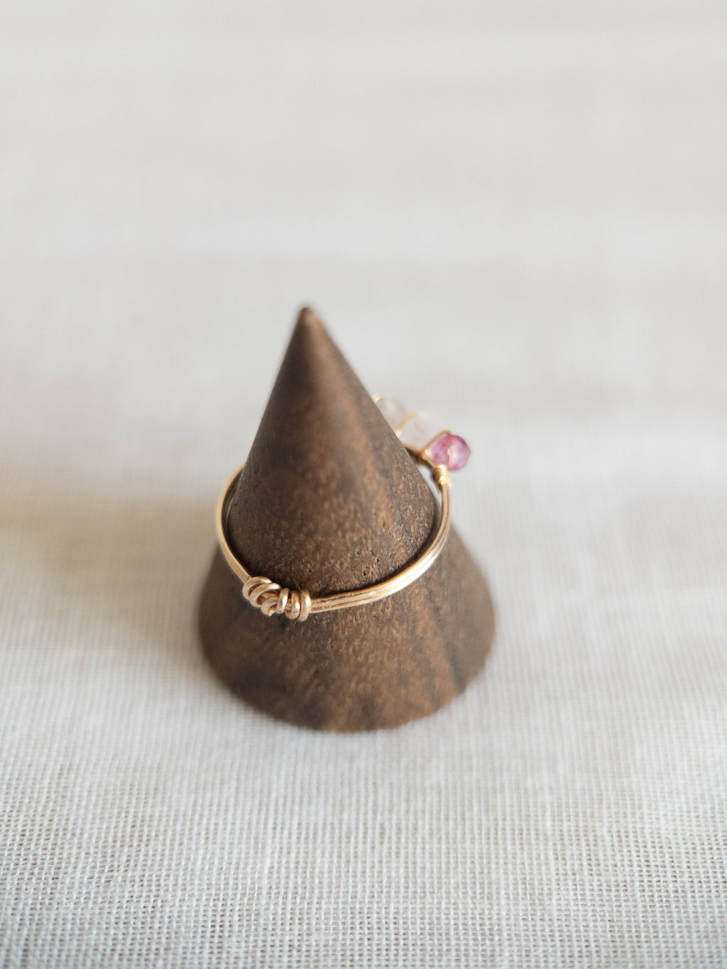 Bague - Doré / Rose