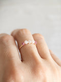 Bague - Doré / Rose