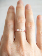 Bague - Doré / Rose