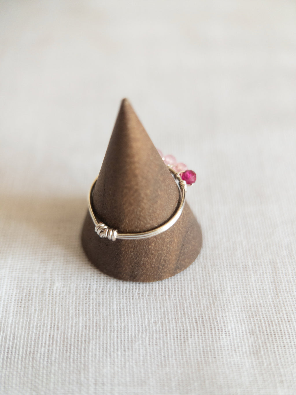Bague - Argent / Rose