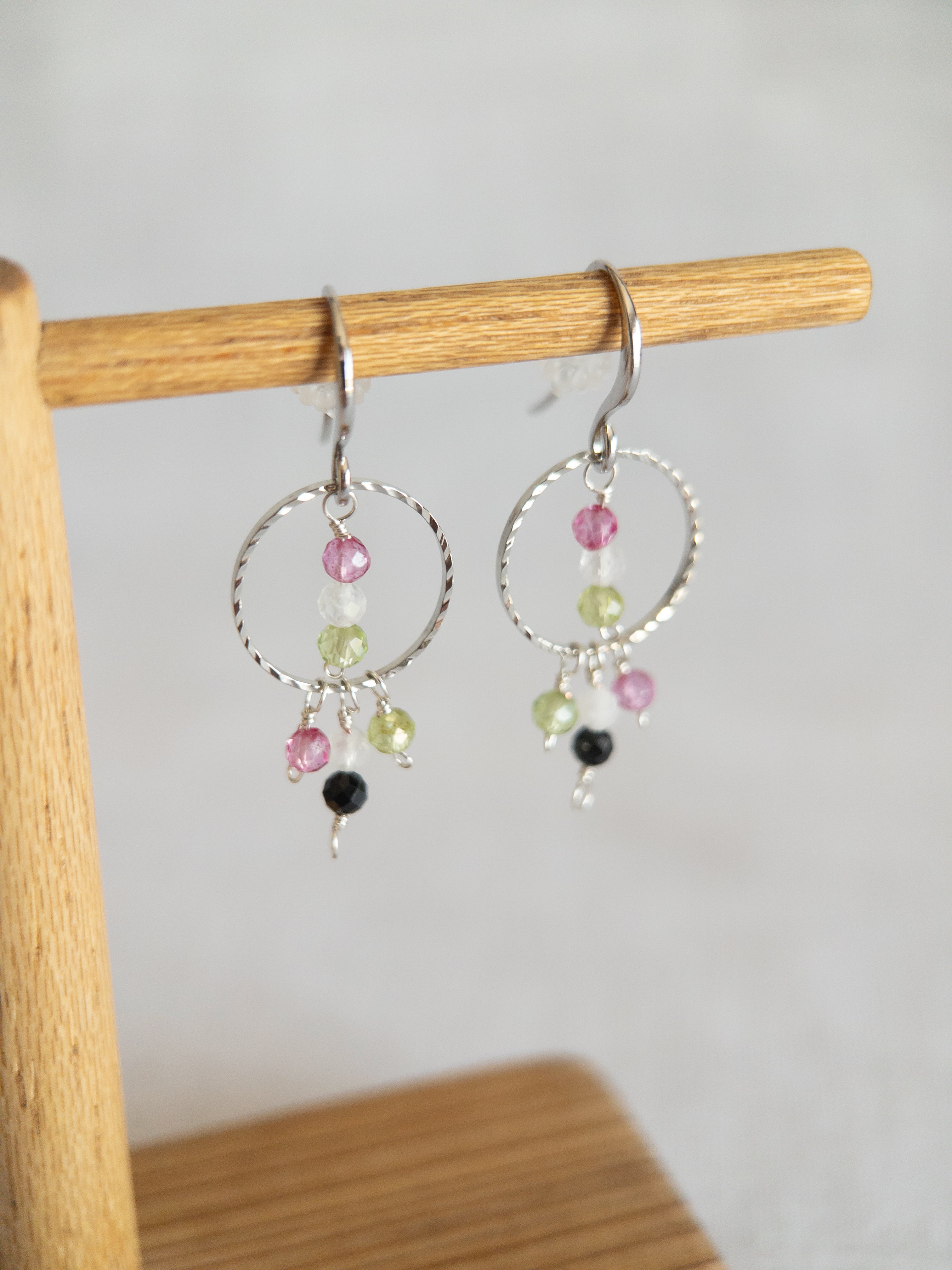 Drop Earrings - Dreamcatcher - Silver / Dango