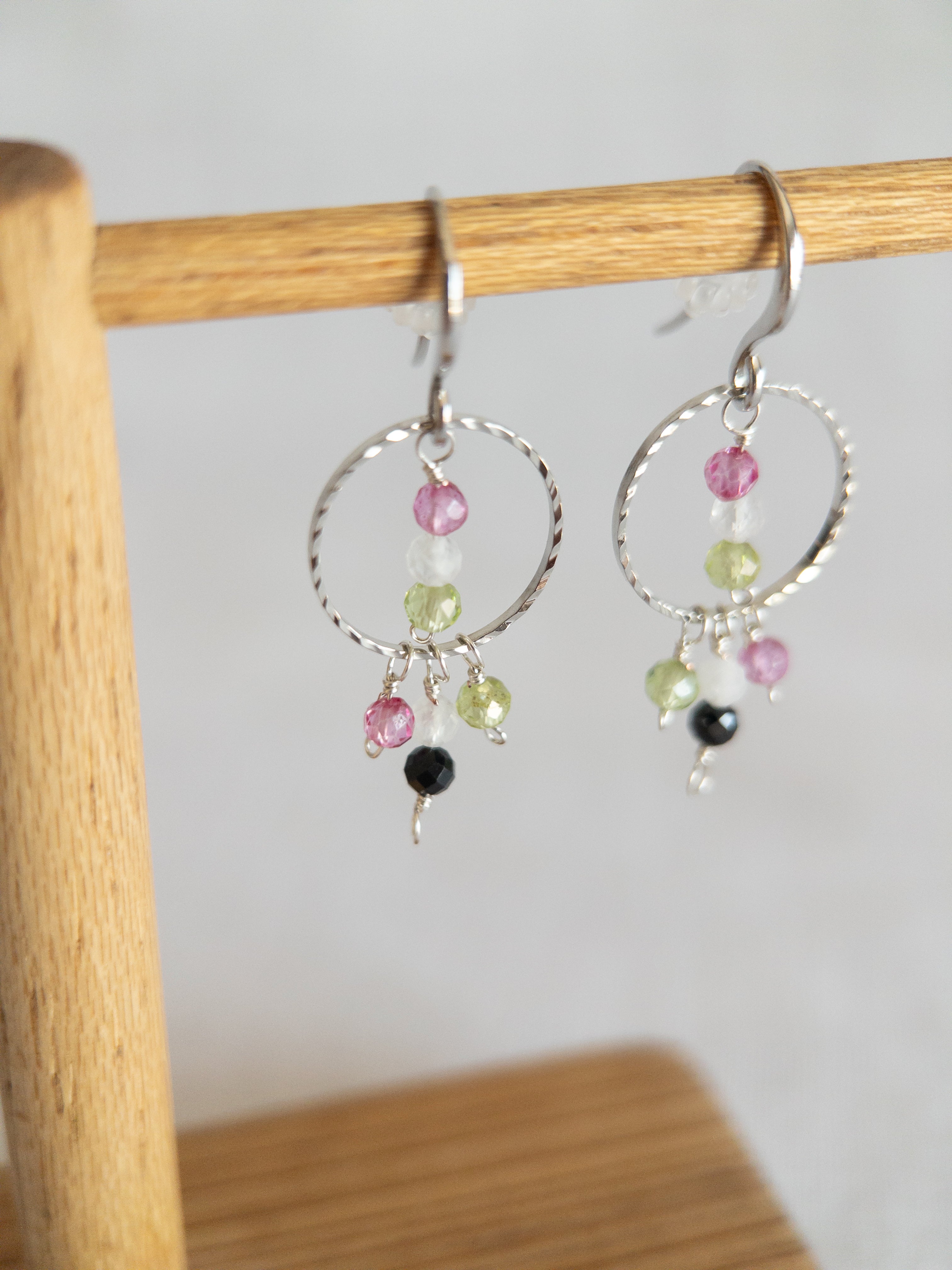 Drop Earrings - Dreamcatcher - Silver / Dango