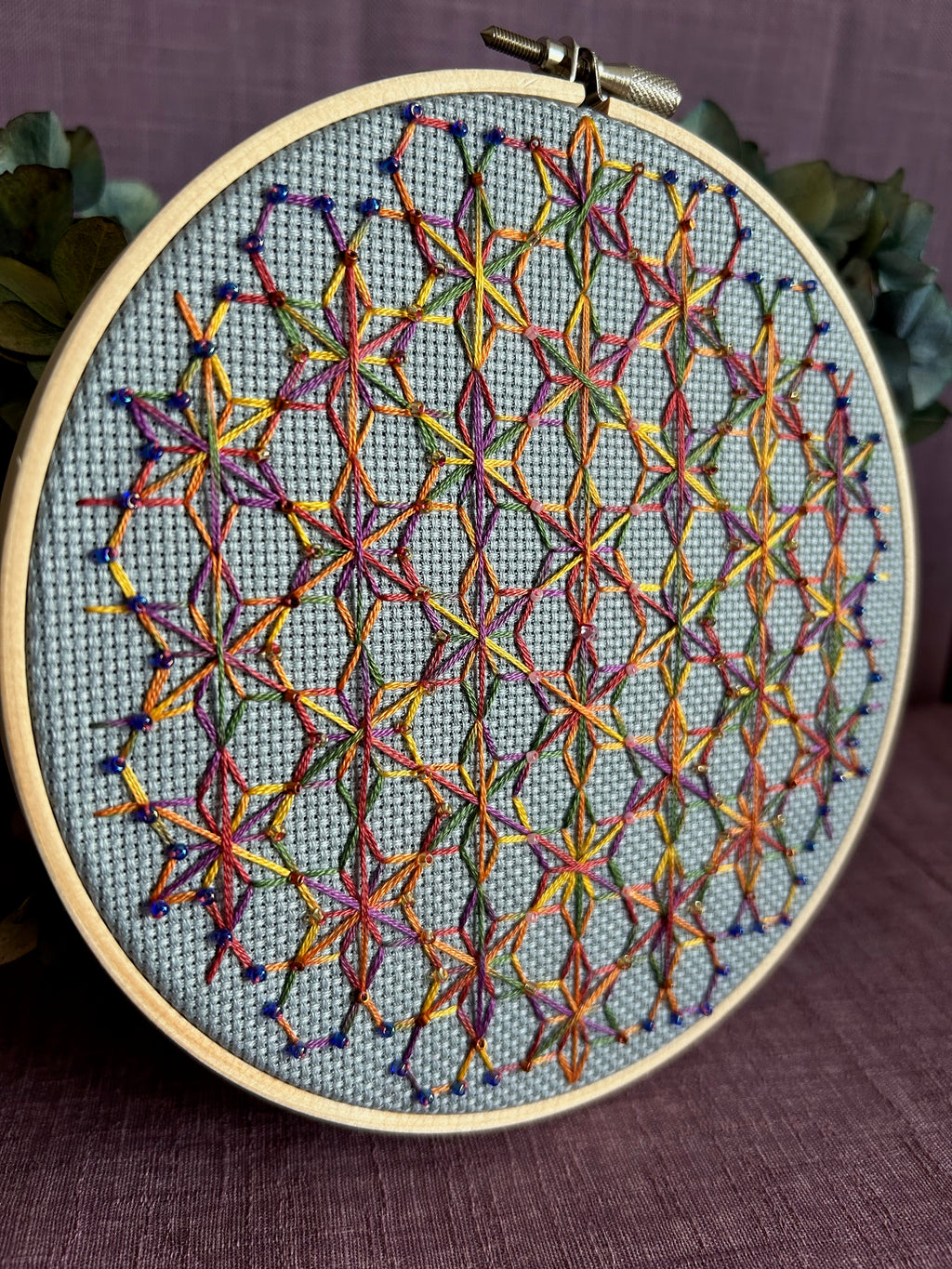 Embroidery Art - Asanoha