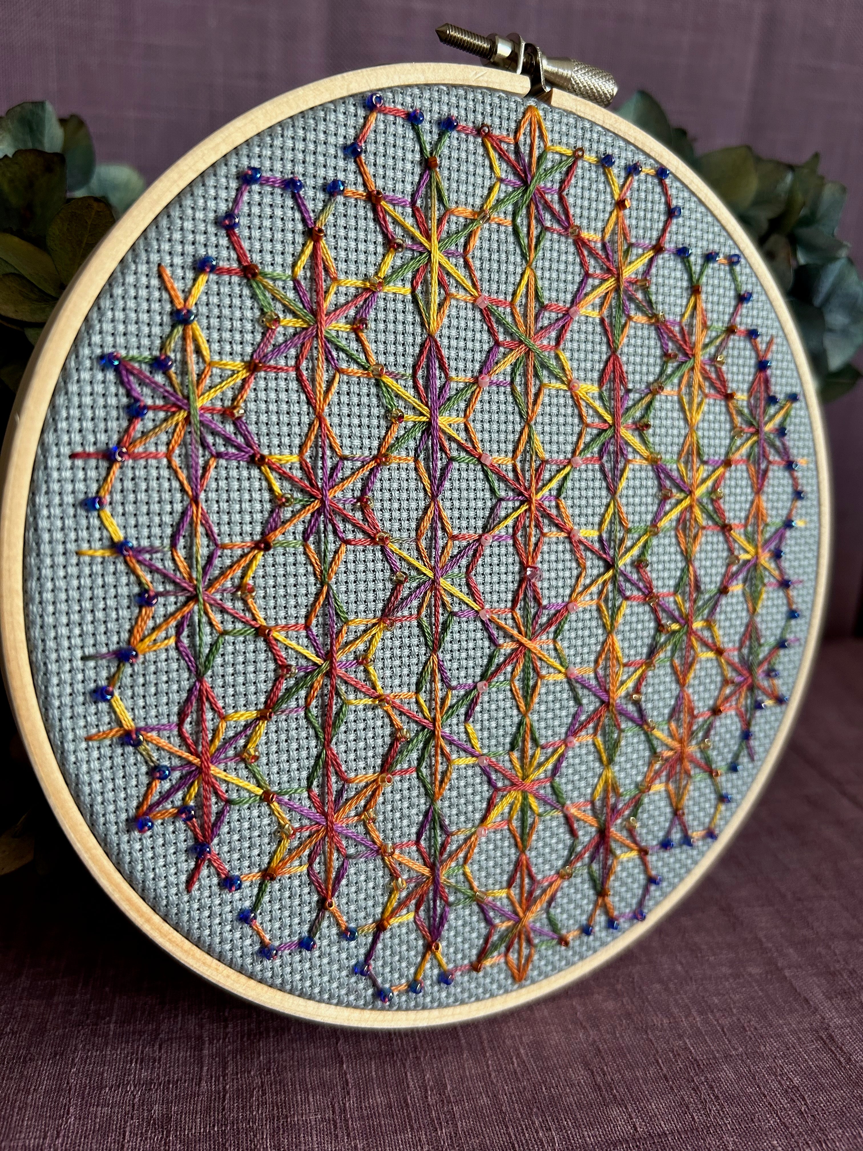 Embroidery Art - Asanoha