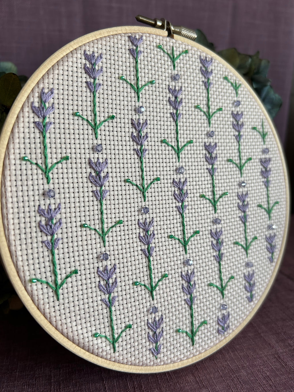 Embroidery Art - Lavender