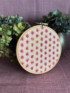 刺繍アート - 春の花