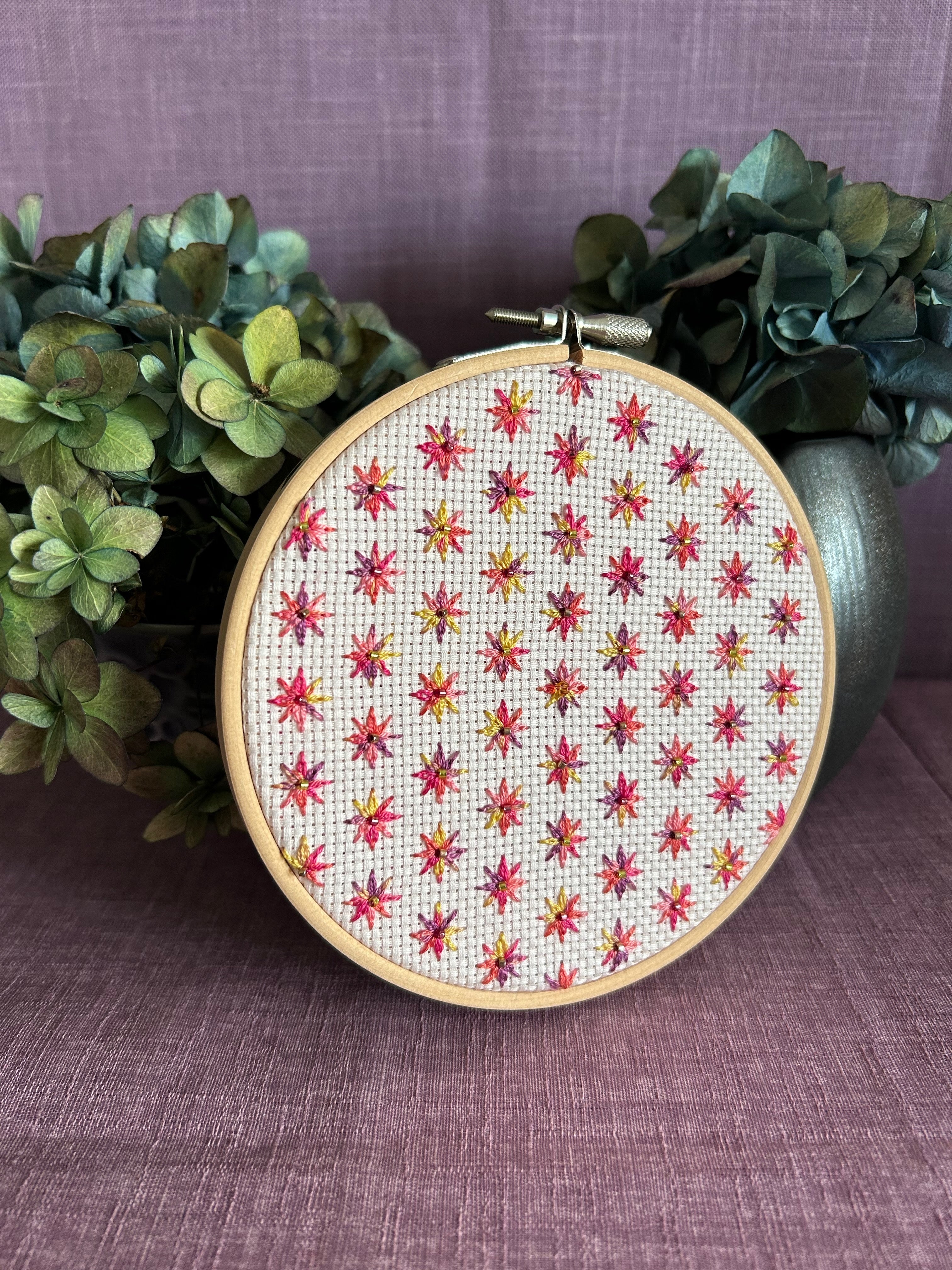 Embroidery Art - Spring flowers