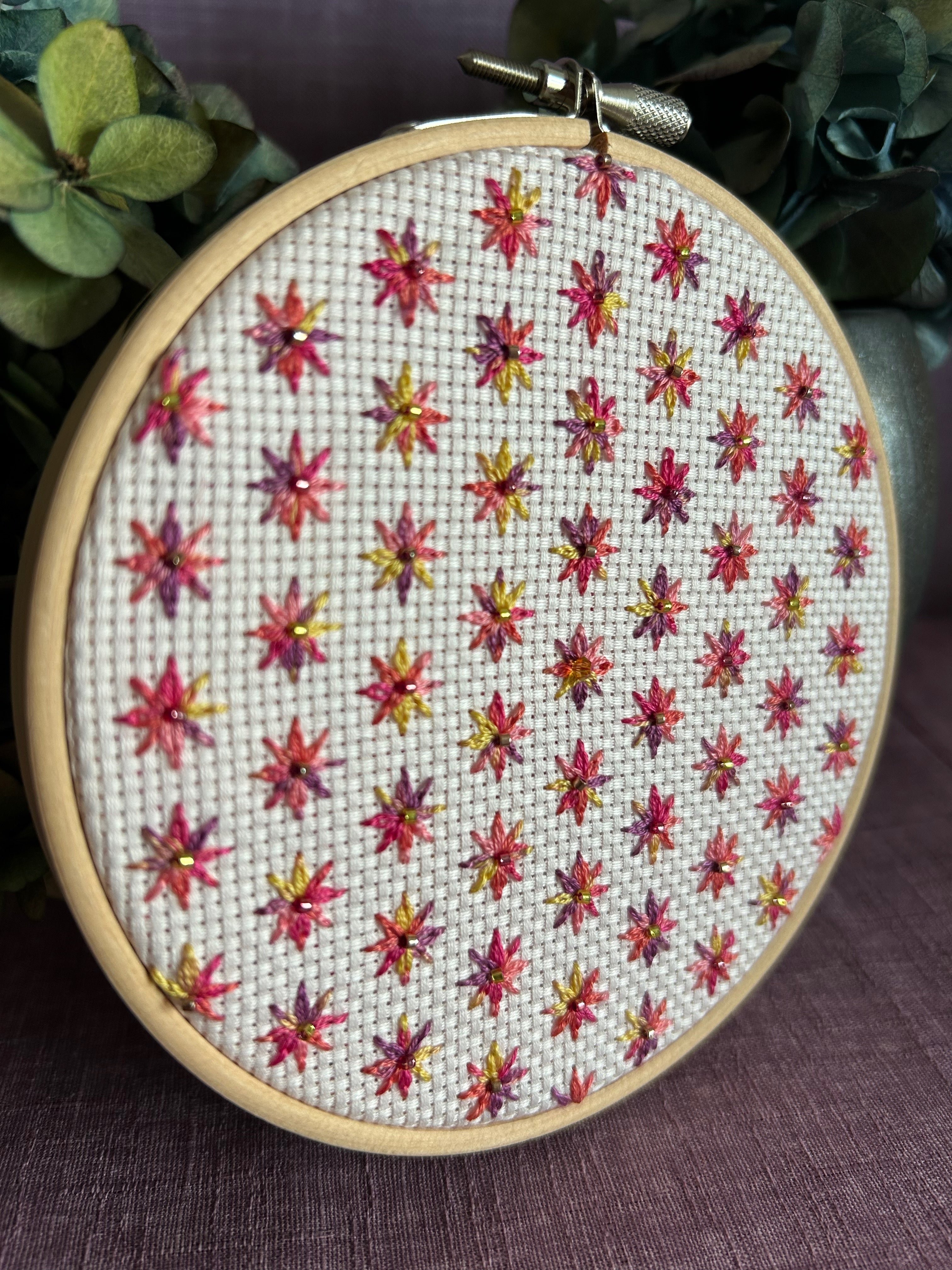 Embroidery Art - Spring flowers