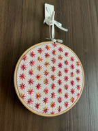 刺繍アート - 春の花