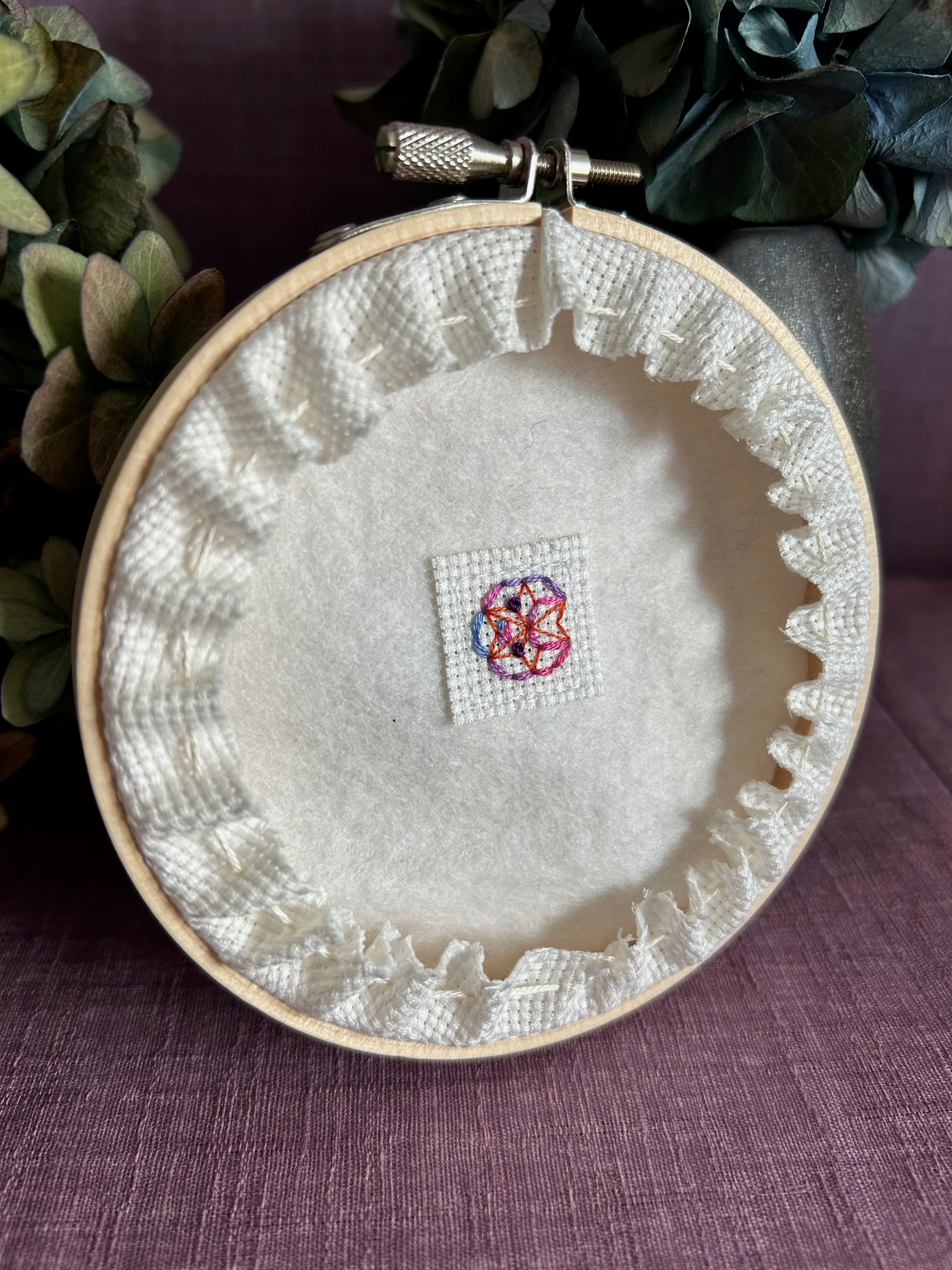 Embroidery Art - Tangram Cats