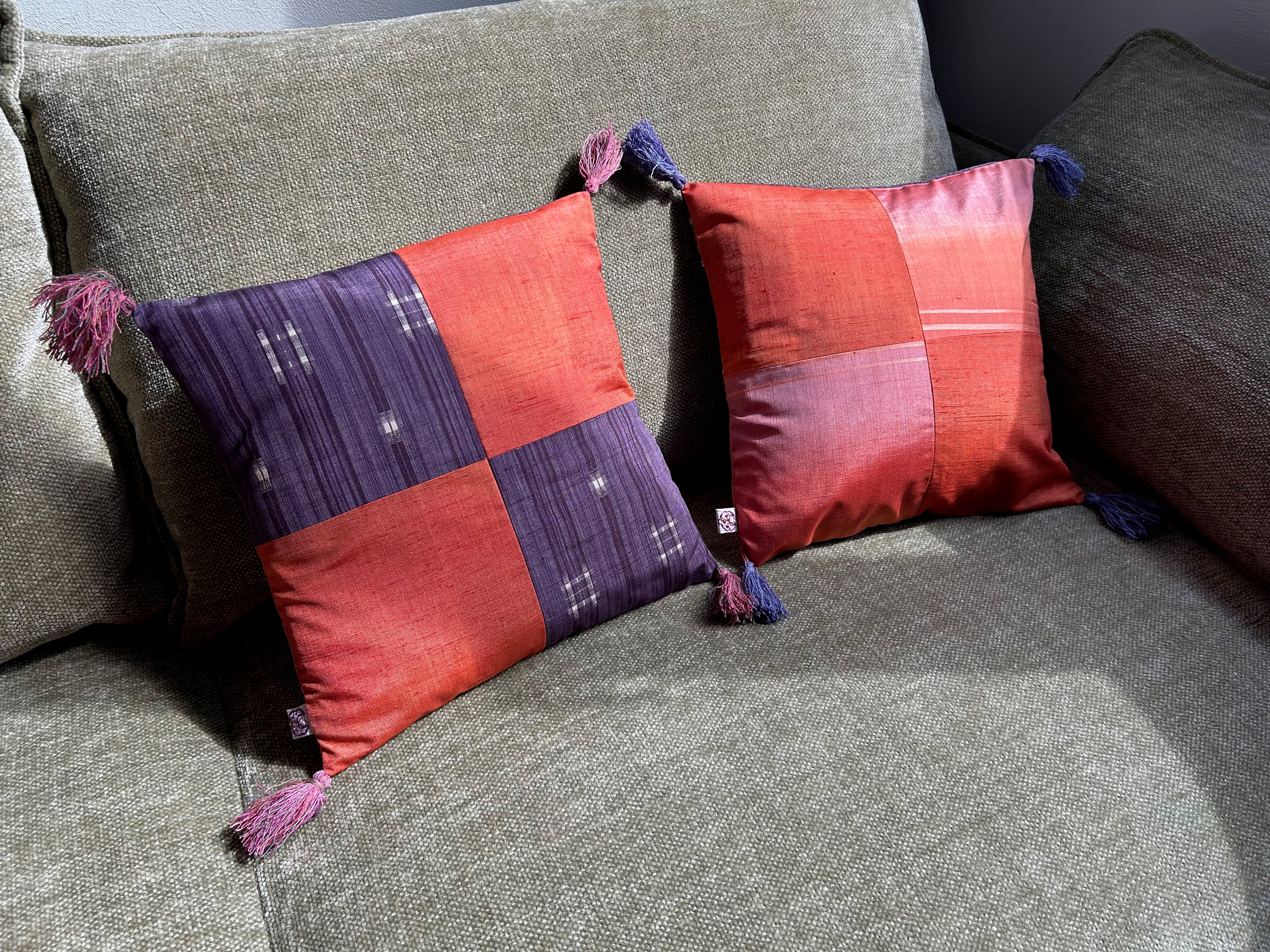 Tassels Cushion Cover - 30 x 30 cm