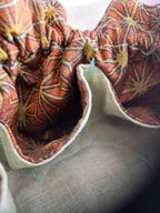 Pochette à bijoux à cordons - Asanoha