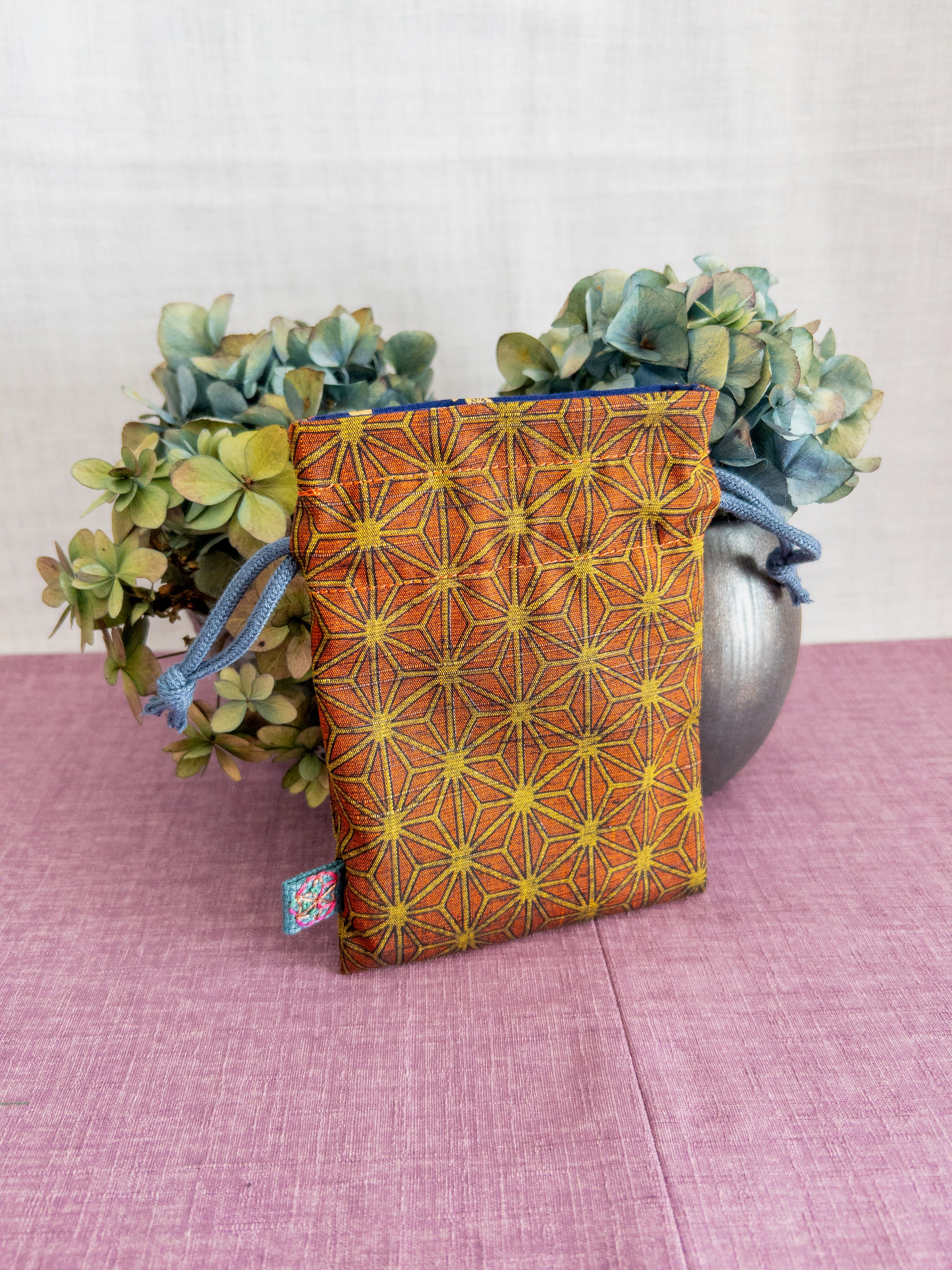 Drawstring Pouch - Asanoha (Small)