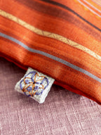 Zipped Pouch - Red & Blue lines (Big)